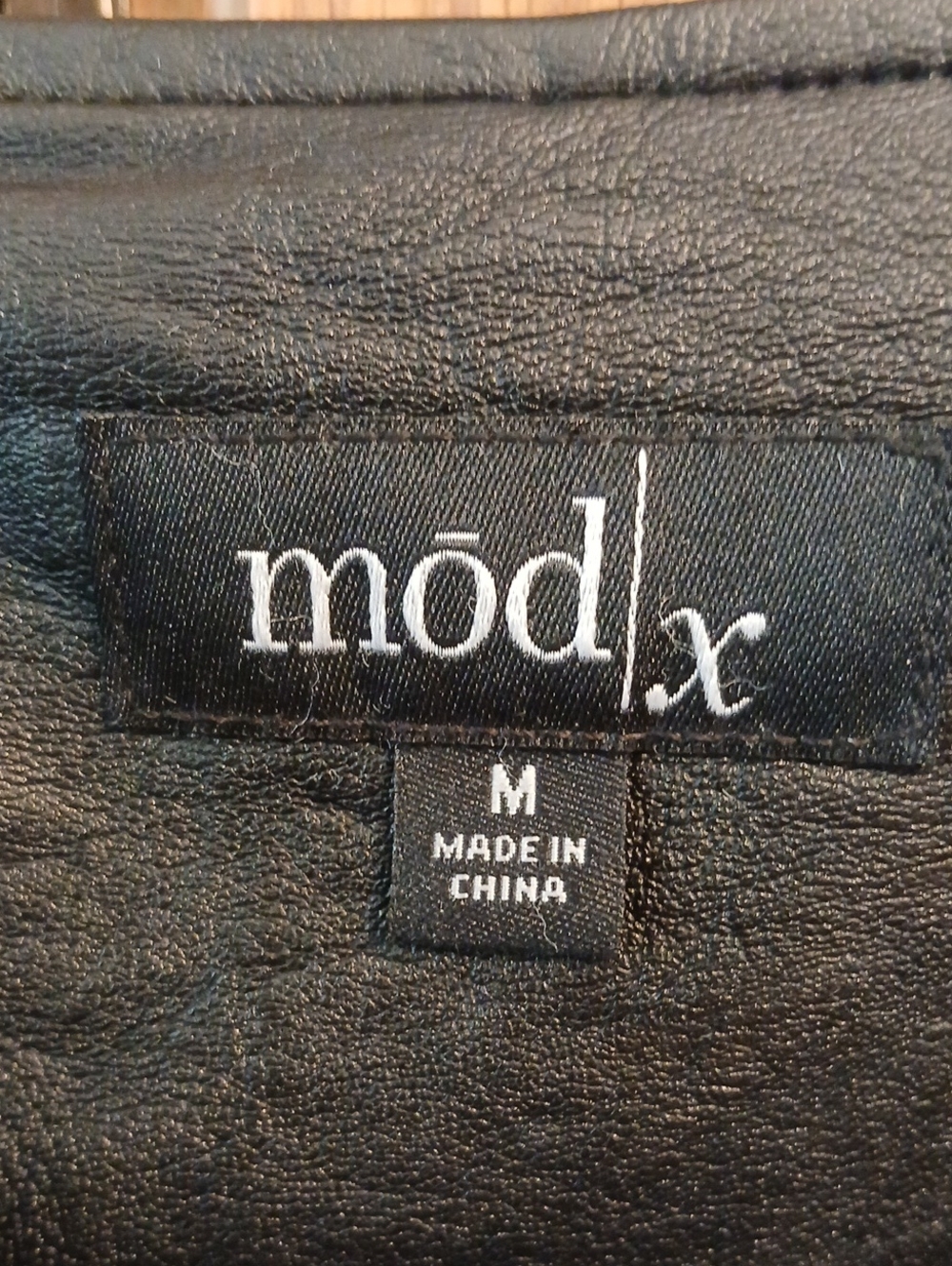 Black & White Tie-Dye Faux Leather Moto Jacket - Picture 2 of 11